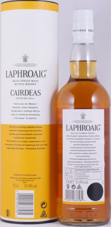 Laphroaig Cairdeas Feis Ile 2014 Limited Edition Islay Single Malt Scotch Whisky Cask Strength 51,4%