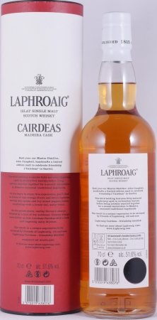 Laphroaig Cairdeas Madeira Cask Feis Ile 2016 Limited Edition Islay Single Malt Scotch Whisky Cask Strength 51.6%