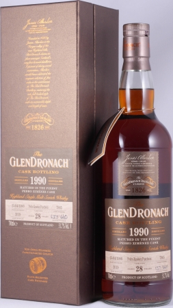 Glendronach 1990 28 Years Pedro Ximenez Sherry Puncheon Cask No. 7905 Highland Single Malt Scotch Whisky 51,7%