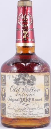 Old Weller Antique 7 Years The Original 107 Brand No. Y-365 Stitzel-Weller Kentucky Straight Bourbon Whiskey 53.5%