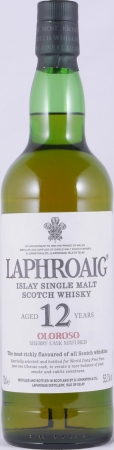 Laphroaig 12 Years Oloroso Sherry Cask World Duty Free 2007 Limited Edition Islay Single Malt Scotch Whisky 53,1%