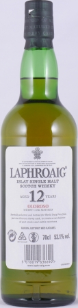 Laphroaig 12 Years Oloroso Sherry Cask World Duty Free 2007 Limited Edition Islay Single Malt Scotch Whisky 53,1%