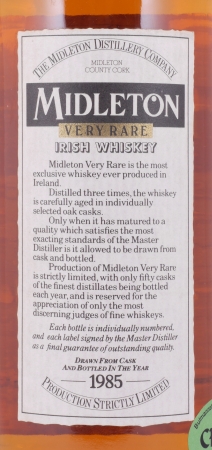 Midleton Very Rare 1985 Limited Edition Blended Irish Whiskey 40,0%