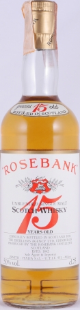 Rosebank 15 Years The Distillers Agency Edinburgh für Zenith Milano Unblended Lowland Single Malt Scotch Whisky 50,0%