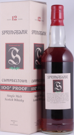 Springbank 12 Years 100° Proof Green Thistle Sherry Casks Campbeltown Single Malt Scotch Whisky 50,0%