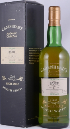 Banff 1976 17 Years Oak Cask Cadenhead Highland Single Malt Scotch Whisky Cask Strength 60,5%