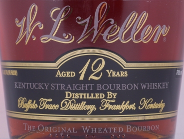 W.L. Weller 12 Years Kentucky Straight Bourbon Whiskey distilled by Buffalo Trace Distillery 45.0%