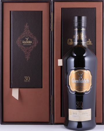 Glenfiddich 30 Years Cask Selection No. 00034 Release 2013 Speyside Single Malt Scotch Whisky Leather Box 43,0%