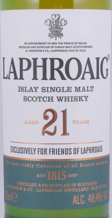 Laphroaig 1993 21 Years of Friendship Limited Release 2015 Islay Single Malt Scotch Whisky 48,4%