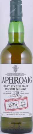 Laphroaig 10 Years Cask Strength Batch 003 Limited Release 2011 Islay Single Malt Scotch Whisky 55,3%