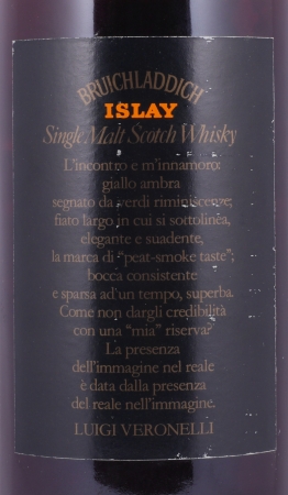 Bruichladdich 1966 21 Years Sherry Wood Riserva Veronelli Moon Import Islay Single Malt Scotch Whisky Cask Strength 53,5%