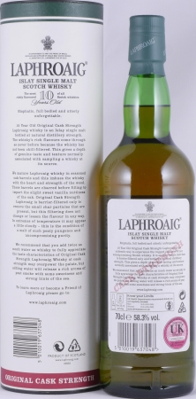 Laphroaig 10 Years Cask Strength Batch 004 Limited Release 2012 Islay Single Malt Scotch Whisky 58,3%