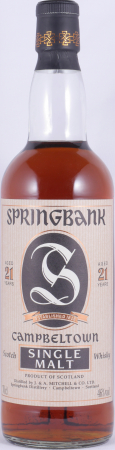 Springbank 21 Years Limited Edition Release 2000 for Benelux Campbeltown Single Malt Scotch Whisky 46.0%