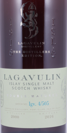 Lagavulin 2000 16 Years Distillers Edition 2016 Special Release lgv.4/505 Islay Single Malt Scotch Whisky 43.0% 1.0L