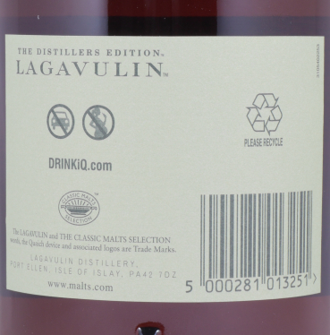 Lagavulin 1998 16 Years Distillers Edition 2014 Special Release lgv.4/503 Islay Single Malt Scotch Whisky 43.0% 1.0L