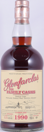 Glenfarclas 1990 30 Years The Family Casks First Fill Sherry Butt Cask No. 5122 Highland Single Malt Scotch Whisky 55,2%