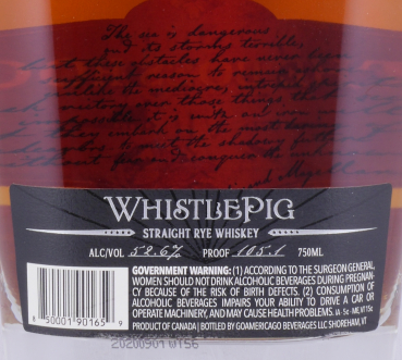 Whistlepig The Boss Hog VII Magellans Atlantic 17 Years Single Barrel No. 9 Straight Rye Whiskey 52,6%