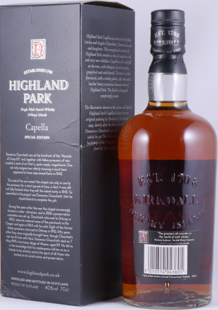 Highland Park Capella Special Edition Orkney Islands Single Malt Scotch Whisky 40,0%