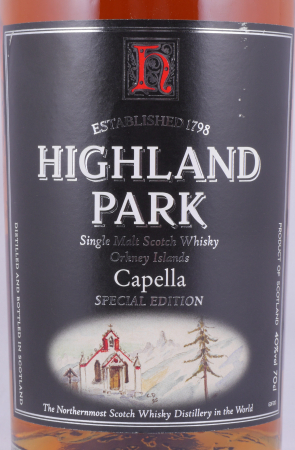 Highland Park Capella Special Edition Orkney Islands Single Malt Scotch Whisky 40,0%