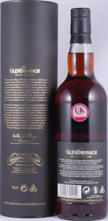 Glendronach 2004 12 Years Sherry Puncheon Cask No. 5520 Distillery Managers Exklusive Hand-Filled Highland Single Malt Scotch Whisky 58.3%