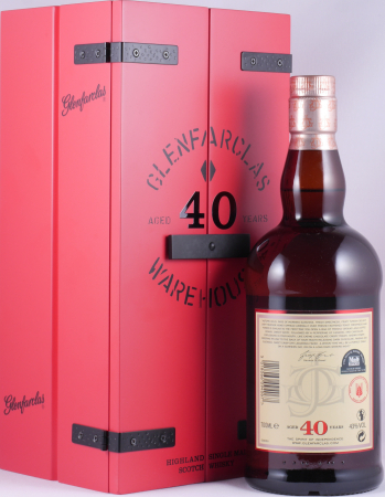 Glenfarclas 40 Years Oloroso Sherry Casks Warehouse Limited Edition Release 2020 Highland Single Malt Scotch Whisky 43,0%