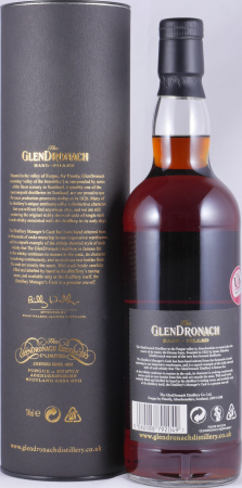 Glendronach 1994 25 Years Sherry Puncheon Cask No. 5086 Distillery Managers Exklusive Hand-Filled Highland Single Malt Scotch Whisky 54,7%