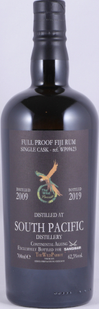 South Pacific 2009 10 Years Single Cask No. WP09623 The Wild Parrott Full Proof Fiji Rum 62,3%