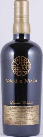 Caroni 1997 24 Years Single Cask No. 887 Valinch and Mallet The Spirit of Art Limited Edition Column Still Full Proof Traditional Trinidad Rum 57.9%