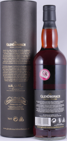 Glendronach 1993 20 Years Sherry Butt Cask No. 1618 Distillery Managers Exklusive Hand-Filled Highland Single Malt Scotch Whisky 59,9%