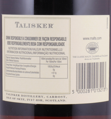 Talisker 1998 11 Years Distillers Edition 2009 Special Release TD-S: 5LX Isle of Skye Single Malt Scotch Whisky 45.8% 1.0L