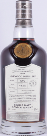 Linkwood 1990 30 Years First Fill Sherry Butt Cask No. 6961 Gordon und MacPhail Connoisseurs Choice Cask Strength Speyside Single Malt Scotch Whisky 48,6%