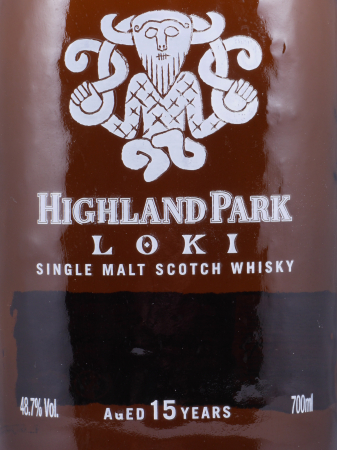 Highland Park Loki 15 Years Sherry and Heavily Peated Casks The Valhalla Collection 2013 Orkney Islands Single Malt Scotch Whisky 48,7%