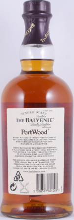 Balvenie 21 Years Port Wood Limited Release 2004 Highland Single Malt Scotch Whisky 40,0%