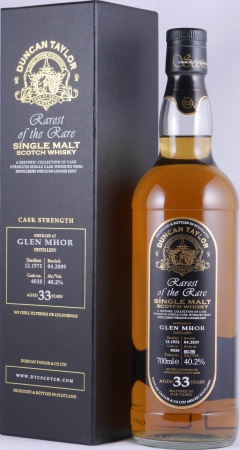 Glen Mhor 1975 33 Years Oak Cask No. 4035 Duncan Taylor Rarest of the Rare Highland Single Malt Scotch Whisky 40,2%