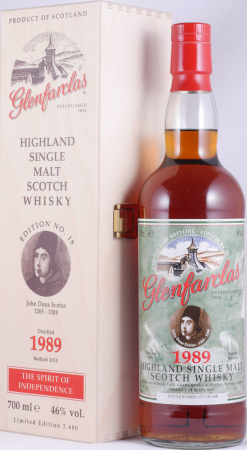 Glenfarclas 1989 24 Years Oloroso Sherry Casks Nos. 5249-52, 12992, 13090 Edition No. 18 John Duns Scotus Highland Single Malt Scotch Whisky 46,0%