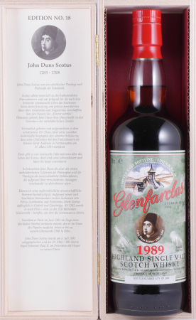 Glenfarclas 1989 24 Years Oloroso Sherry Casks Nos. 5249-52, 12992, 13090 Edition No. 18 John Duns Scotus Highland Single Malt Scotch Whisky 46.0%