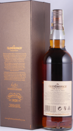 Glendronach 1991 27 Years Pedro Ximenez Sherry Puncheon Cask No. 8024 Highland Single Malt Scotch Whisky Cask Strength 50.8%