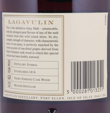 Lagavulin 1984 16 Years Distillers Edition 2001 4th Special Release lgv.4/468 Islay Single Malt Scotch Whisky 43.0% 1.0L