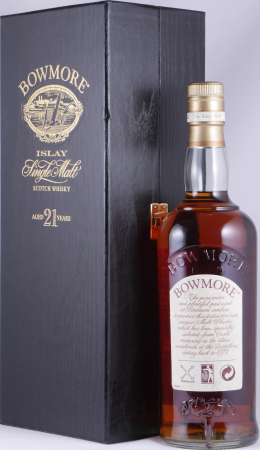 Bowmore 21 Years Specially Selected Casks White Stripe Capsule Islay Single Malt Scotch Whisky 43.0%