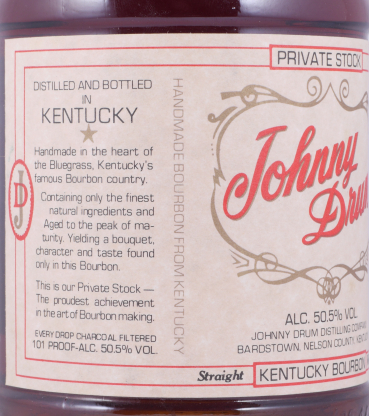 Johnny Drum 15 Years Private Stock Wax Sealed Kentucky Straight Bourbon Whiskey 50.5%