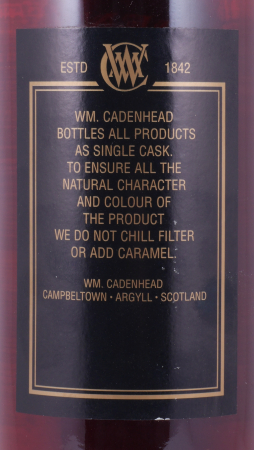 Hazelburn 2002 12 Years Bourbon Hogshead Cadenhead Campbeltown Single Malt Scotch Whisky Cask Strength 54.1%