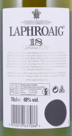 Laphroaig 18 Years Queens Diamond Jubilee 1952-2012 Limited Edition Islay Single Malt Scotch Whisky 48,0%