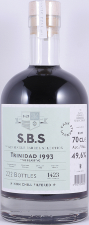 Caroni 1993 28 Years The Beast #2 S.B.S Single Barrel Selection Full Proof Trinidad Rum 49.6%