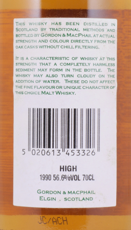 Highland Park 1990 12 Years Refill Bourbon Barrels No. 30400, 30401 Gordon und MacPhail Orkney Islands Single Malt Scotch Whisky 56,6%