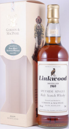 Linkwood 1969 40 Years Sherry Casks White Eagle Label Gordon und MacPhail Rare Old Speyside Single Malt Scotch Whisky 43,0%