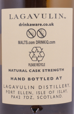 Lagavulin 2008 10 Years Rejuvenated Oak Cask No. 705214 Distillery Only Special Tasting Release Islay Single Malt Scotch Whisky 57,1%