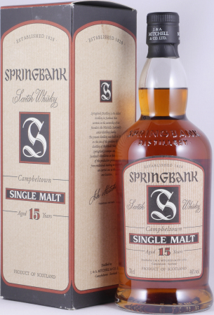 Springbank 15 Years Beige Label Release 2002 Campbeltown Single Malt Scotch Whisky 46,0%