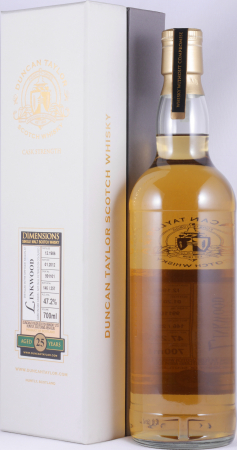 Linkwood 1986 25 Years Oak Cask No. 991101 Duncan Taylor Dimensions Speyside Single Malt Scotch Whisky Cask Strength 47.2%