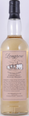 Longrow 10 Years Black Capsule 1990s Campbeltown Single Malt Scotch Whisky 46.0%