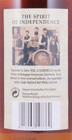 Glenfarclas 1983 19 Years Sherry Casks The Spirit of Independence Highland Single Malt Scotch Whisky 43,0%